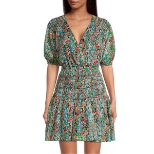 Ted Baker Ted Baker Tiania Smock Panel Wrap Mini Dress Size 1 (US 2-4) Dress
